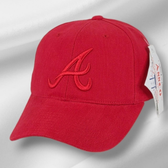 New Mens Vintage Atlanta Braves Snapback Cap Hat - Picture 1 of 5